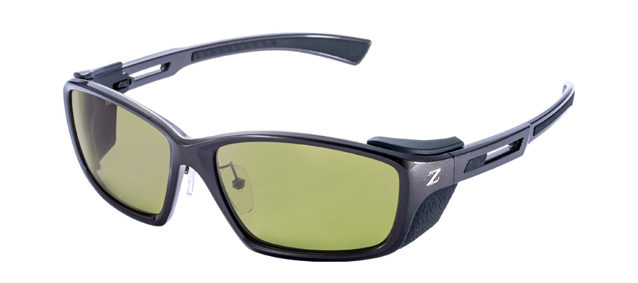 HOVER F-2131 GUNMETAL / EASE GREEN 偏光サングラス